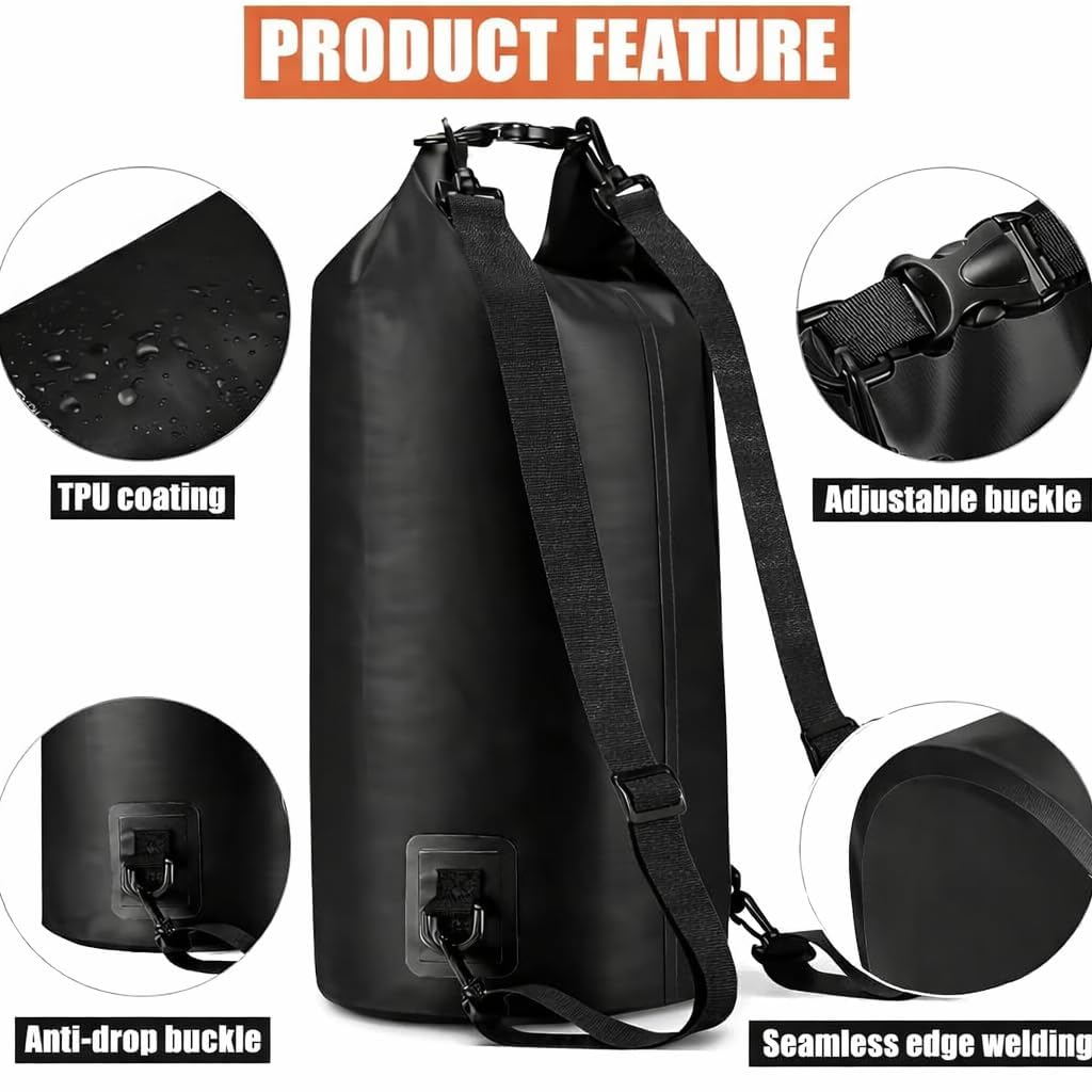 Sac Étanche Ocean Pack 20L Protection Waterproof Totale pour Kayak et Plage - حقيبة الظهر المائية المضادة للماء والتمزق أوشن باك (20 لتر) - 4