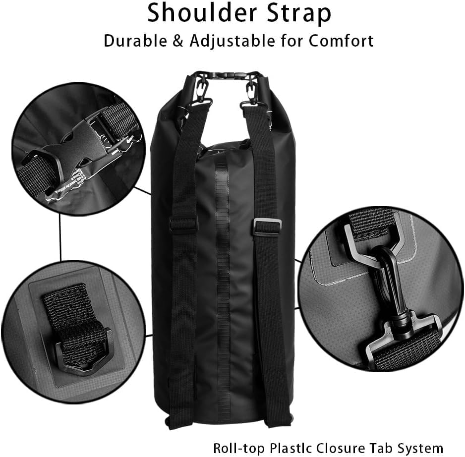 Sac Étanche Ocean Pack 20L Protection Waterproof Totale pour Kayak et Plage - حقيبة الظهر المائية المضادة للماء والتمزق أوشن باك (20 لتر) 8