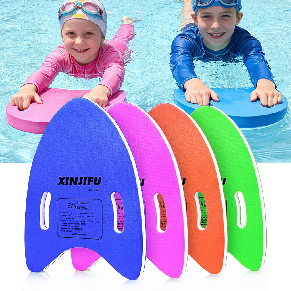 Planche de Natation Kickboard pour Enfants avec Trous de Poignée Ergonomiques - لوح السباحة الإسفنجي للأطفال بمقابض مطورة 2