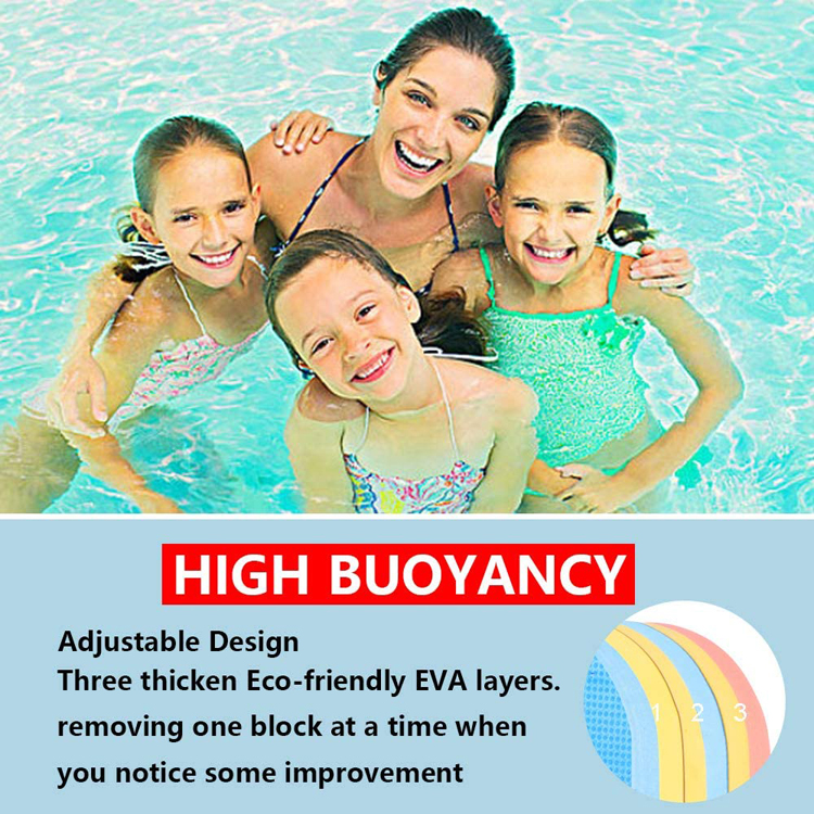Planche de Natation Évolutive en Mousse EVA Pull Buoy Réglable 3 Sections pour Enfants - لوح السباحة الإسفنجي الثلاثي القابل للتعديل والفصل - 3