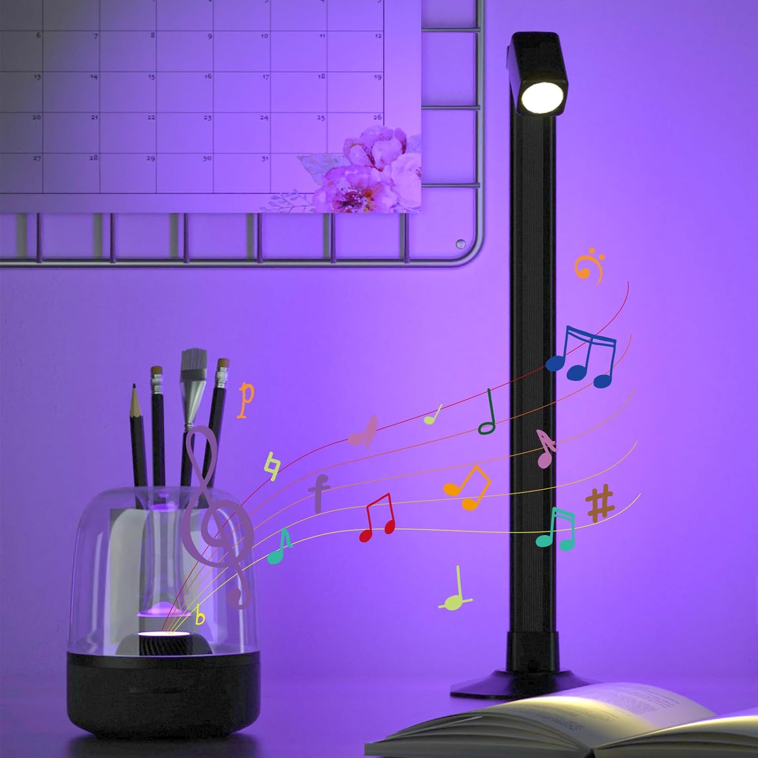 Lampadaire LED Angle RVB Intelligent Éclairage d'Ambiance Multicolore avec Télécommande 1Pcs - مصباح الأرضية الليد الذكي متعدد الألوان مع جهاز تحكم عن بعد 9