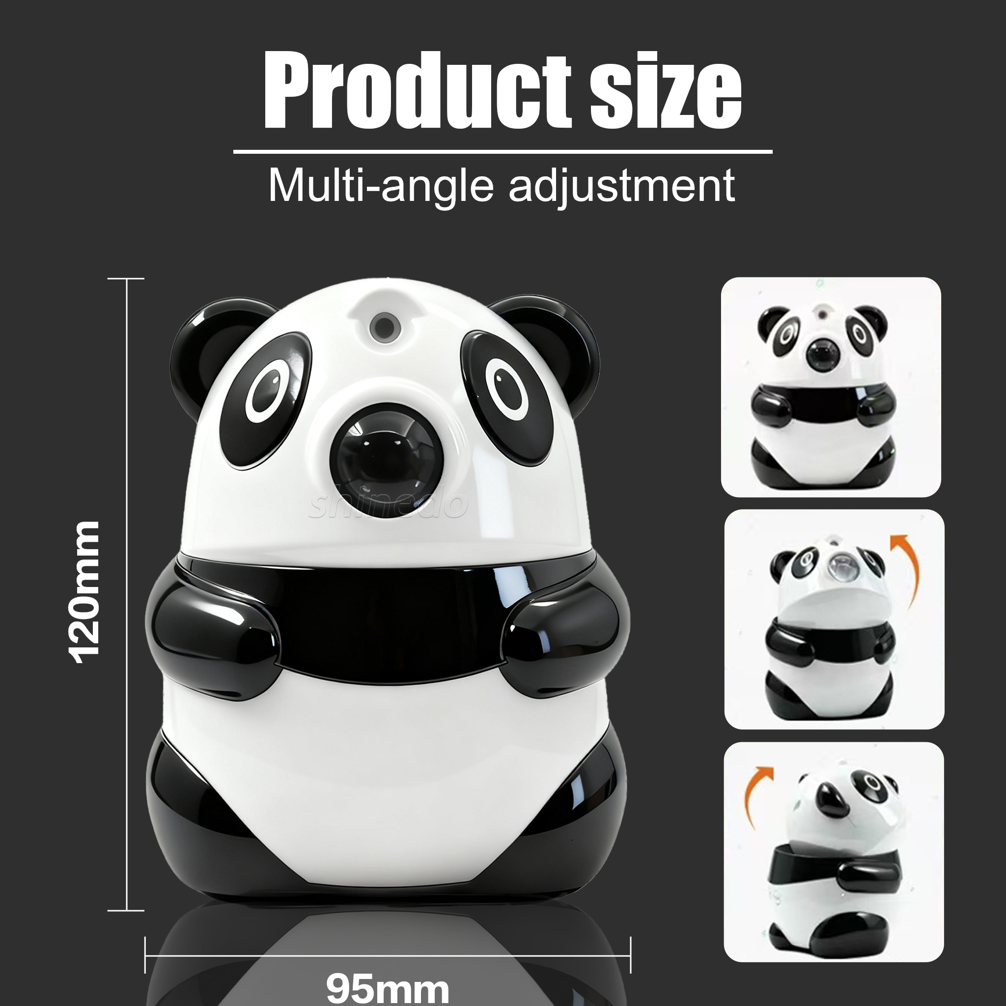 Projecteur de Galaxie et Veilleuse Panda Intelligente Bluetooth avec 15 Effets Lumineux - جهاز بروجكتر المجرات بشكل باندا مع مكبر صوت - 4