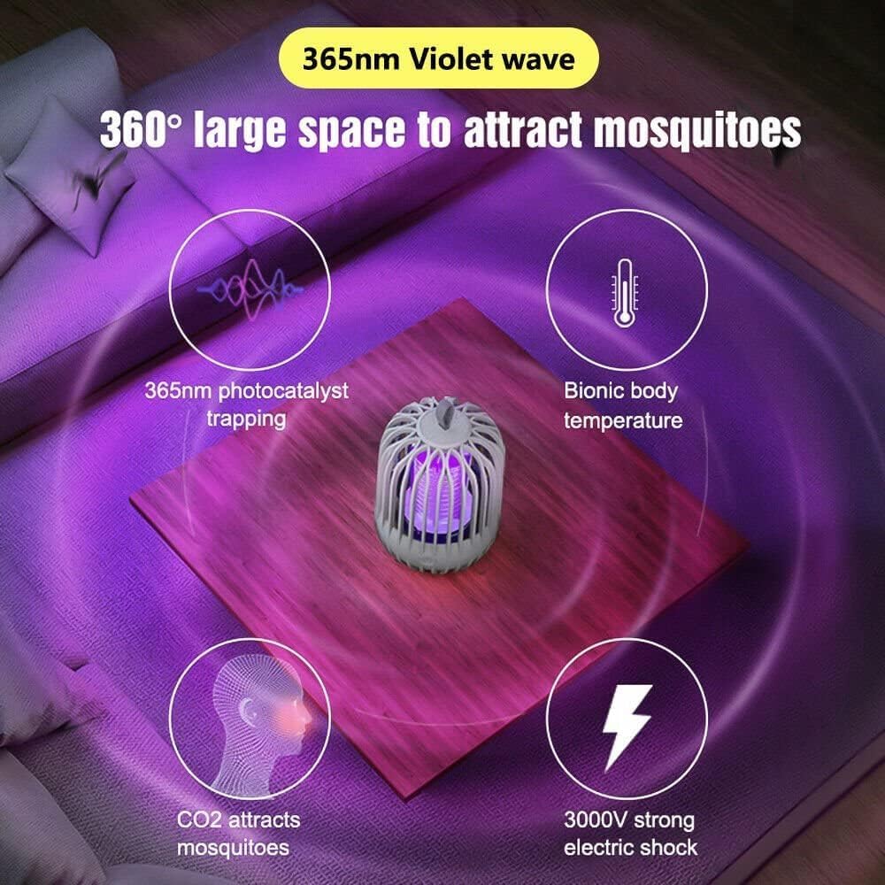 Appareille de Moustiques et Insectes Électrique Puissante et Portable Sans Produits Chimiques - صاعق وقاتل البعوض والحشرات 3