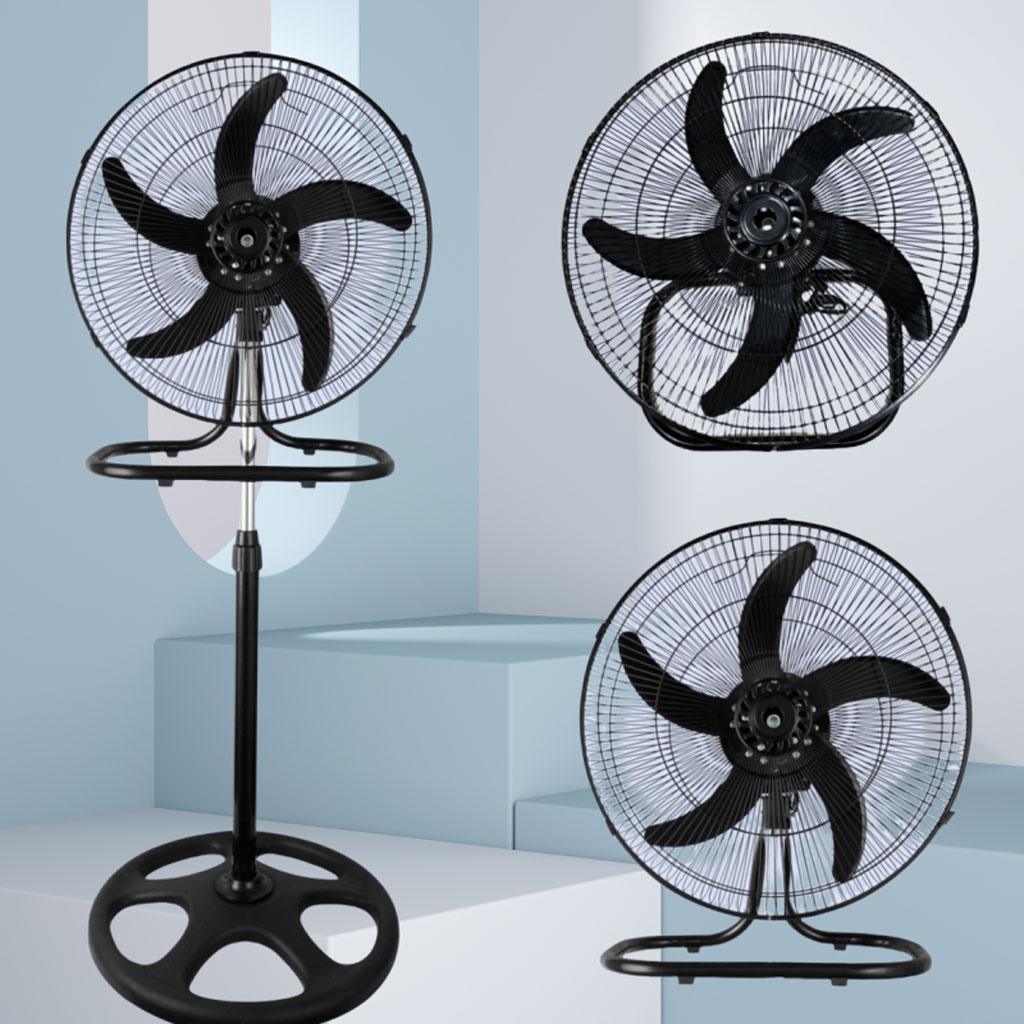 Ventilateur Multifonction 3en1 5 Lames Puissantes - مروحة التبريد وتدوير الهواء المتطورة 3 في 1 - 1