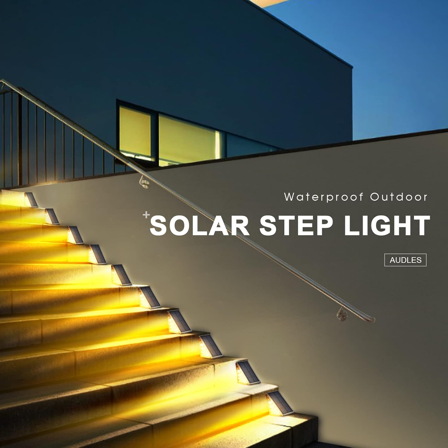 Éclairage Solaire pour Escaliers et Marches Extérieures Étanche IP67 - مصابيح السلالم والأدراج الشمسية الذكية المقاومة للماء - 1