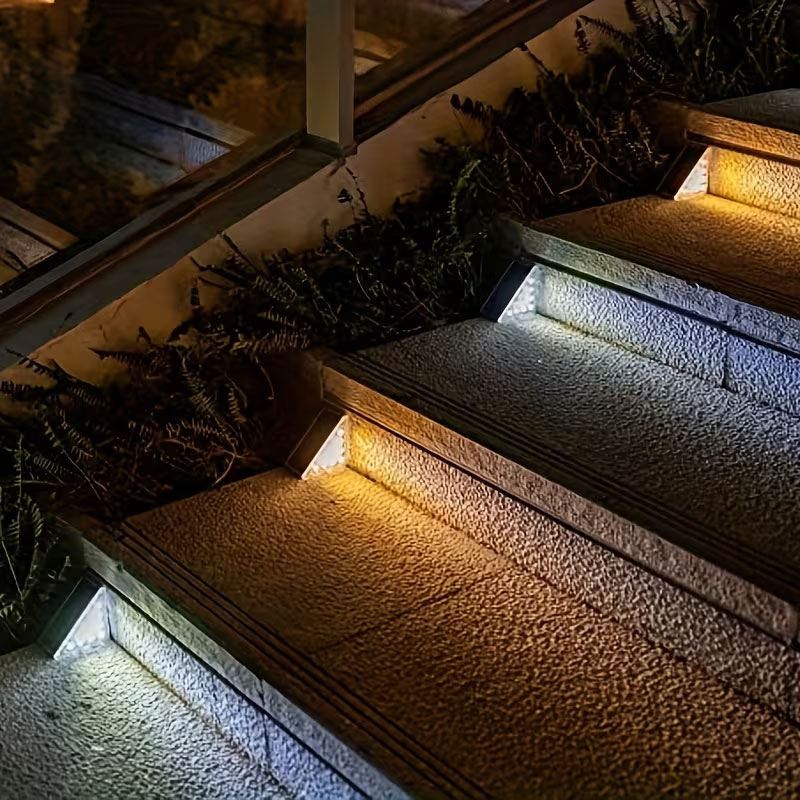 Éclairage Solaire pour Escaliers et Marches Extérieures Étanche IP67 - مصابيح السلالم والأدراج الشمسية الذكية المقاومة للماء - 9
