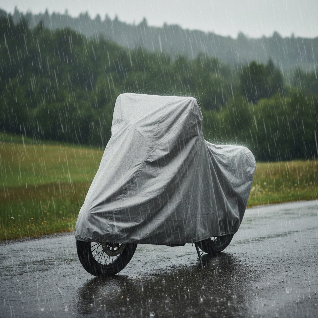 Housse de Moto Ultra Légère Taille Extensible Standard V2 - غطاء دراجة نارية احترافي قابل للتمدد - 3