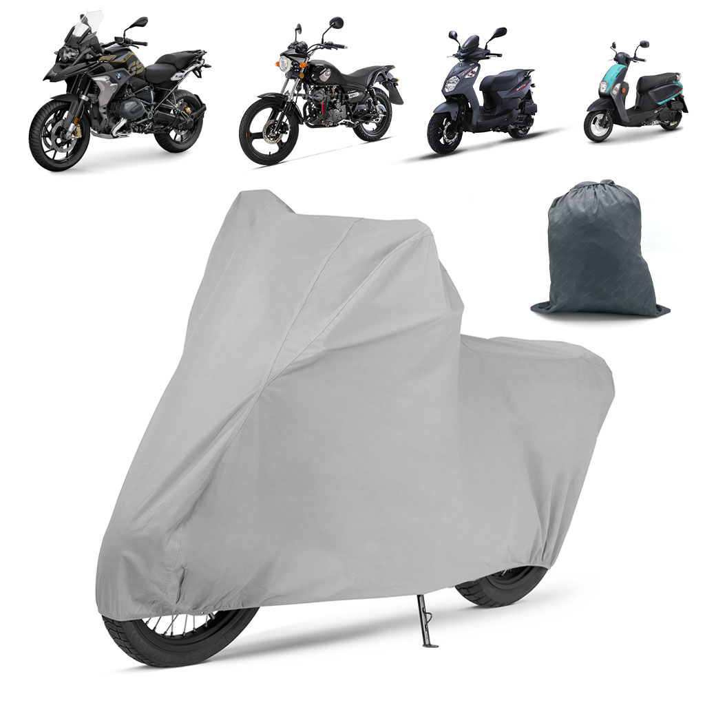 Housse de Moto Ultra Légère Taille Extensible Standard V2 - غطاء دراجة نارية احترافي قابل للتمدد 1