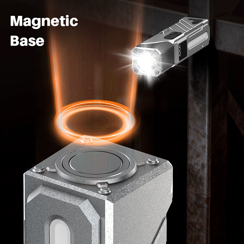 Lampe de Travail LED Multifonction T130 Éclairage Latéral RGB et Écran LCD - مصباح العمل الذكي متعدد الوظائف بمغناطيس - 8