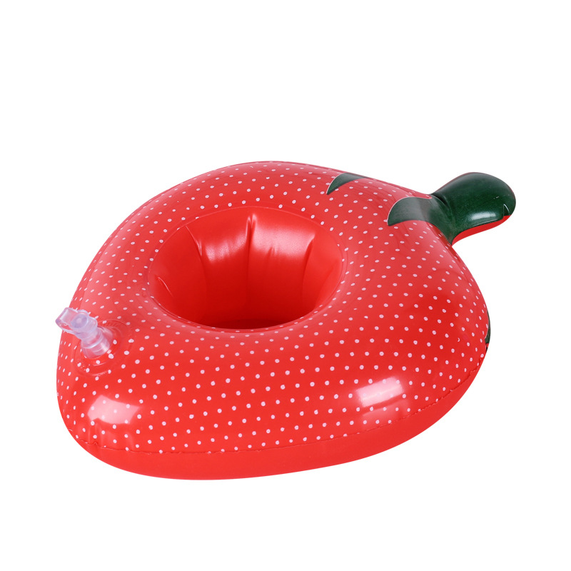 Porte-Gobelets Flottants Gonflables pour Piscine Design Amusant Matériau PVC - حامل أكواب مائي منفوخ للمسبح بتصاميم الفواكه - 6