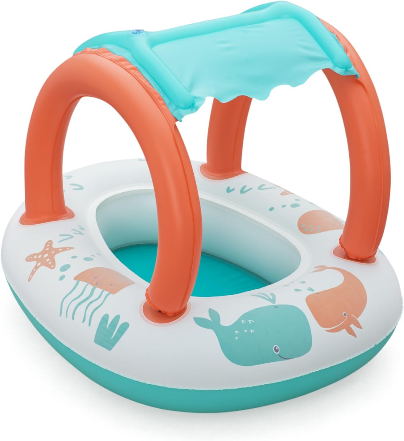 Bateau Gonflable pour Enfants Bestway 34203 Avec Pare-Soleil Amovible - قارب أطفال منفوخ مع مظلة واقية من الشمس - 1