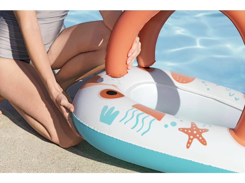 Bateau Gonflable pour Enfants Bestway 34203 Avec Pare-Soleil Amovible - قارب أطفال منفوخ مع مظلة واقية من الشمس - 10