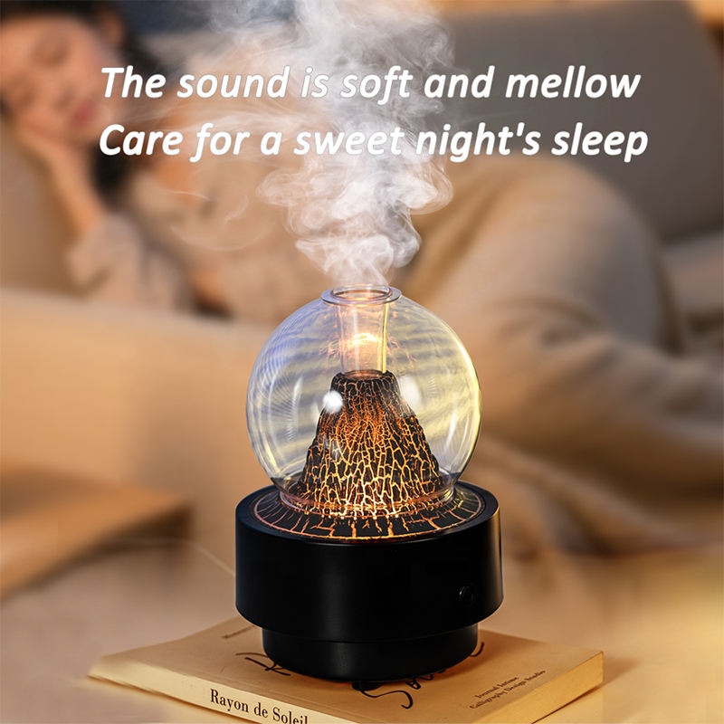 Diffuseur d'Arôme et Humidificateur Effet Volcan Capacité 300ml - موزع العطور والزيوت الذكي بتأثير البركان المضيء 9