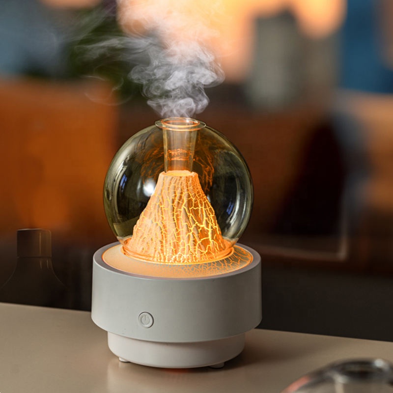 Diffuseur d'Arôme et Humidificateur Effet Volcan Capacité 300ml - موزع العطور والزيوت الذكي بتأثير البركان المضيء 8