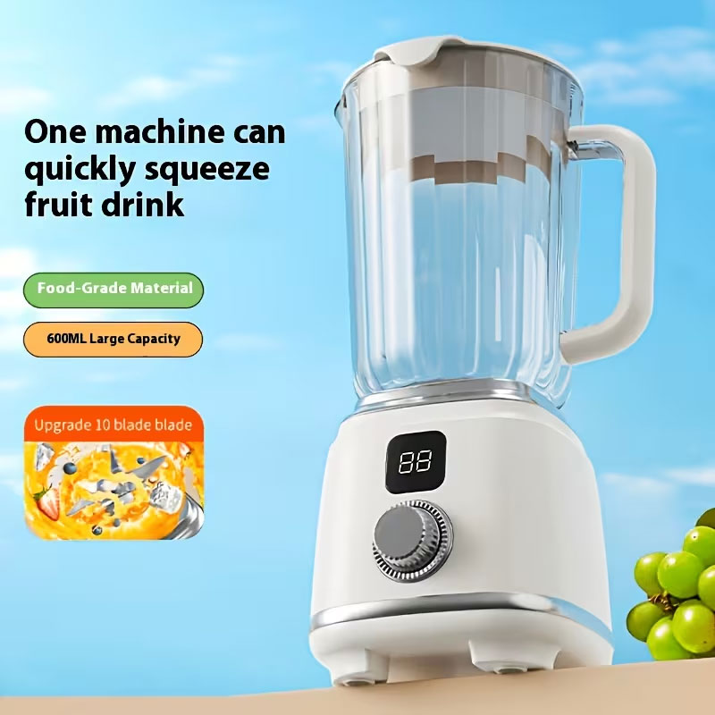 Extracteur de Jus Portable et Mélangeur Électrique Ultra-Léger et Facile à Nettoyer - عصّارة فواكه وخضروات محمولة بمحرك عالي السرعة - 4