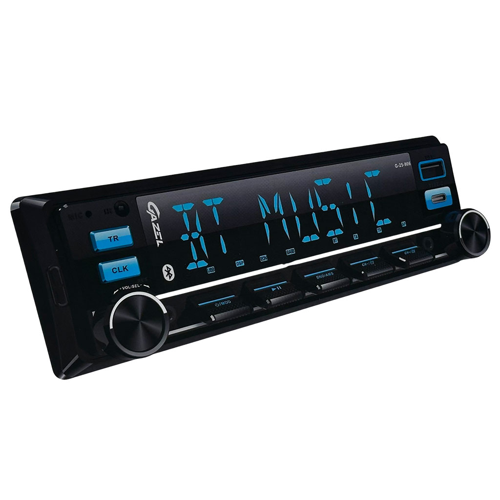 Autoradio Bluetooth Écran LCD 7 Couleurs avec Télécommande - راديو سيارة ذكي مع بلوتوث وإضاءة 7 ألوان - 1