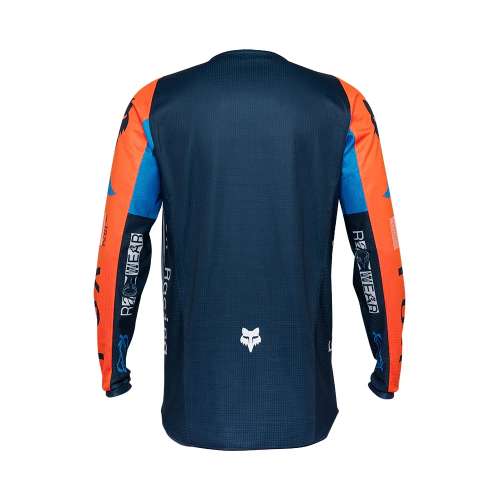 Tenue de Motocross Fox 180 RACE SPEC Bleu Nuit - Maillot Respirant et Pantalon MOTO Coupe RAP - طقم ملابس دراجات نارية وموتوكروس (قميص + بنطال) - 2