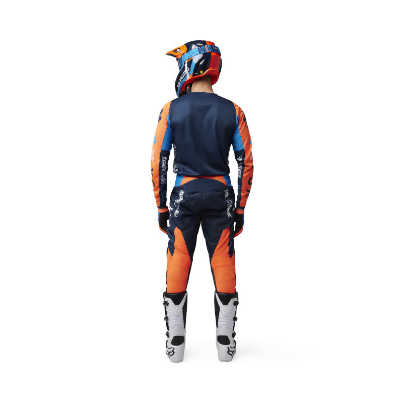 Tenue de Motocross Fox 180 RACE SPEC Bleu Nuit - Maillot Respirant et Pantalon MOTO Coupe RAP - طقم ملابس دراجات نارية وموتوكروس (قميص + بنطال) - 3
