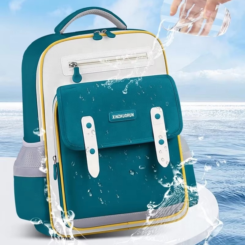 Sac à Dos Scolaire Style Kawaii Grand Volume Tissu Imperméable Vert SACKDS01VRT - حقيبة مدرسية بتصميم كاوايي - 2