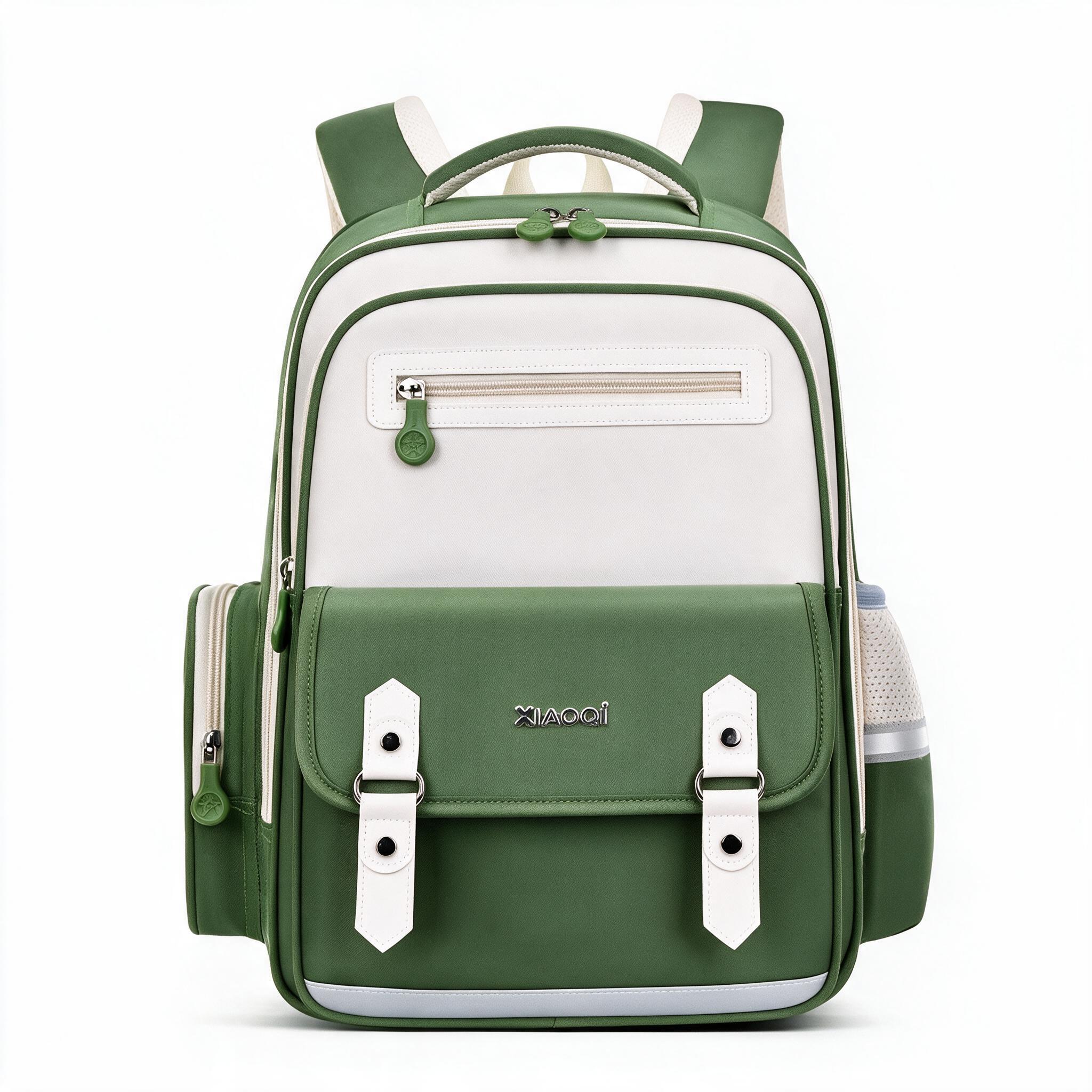 Sac à Dos Scolaire Style Kawaii Grand Volume Tissu Imperméable Vert SACKDS08VT - حقيبة مدرسية بتصميم كاوايي 1