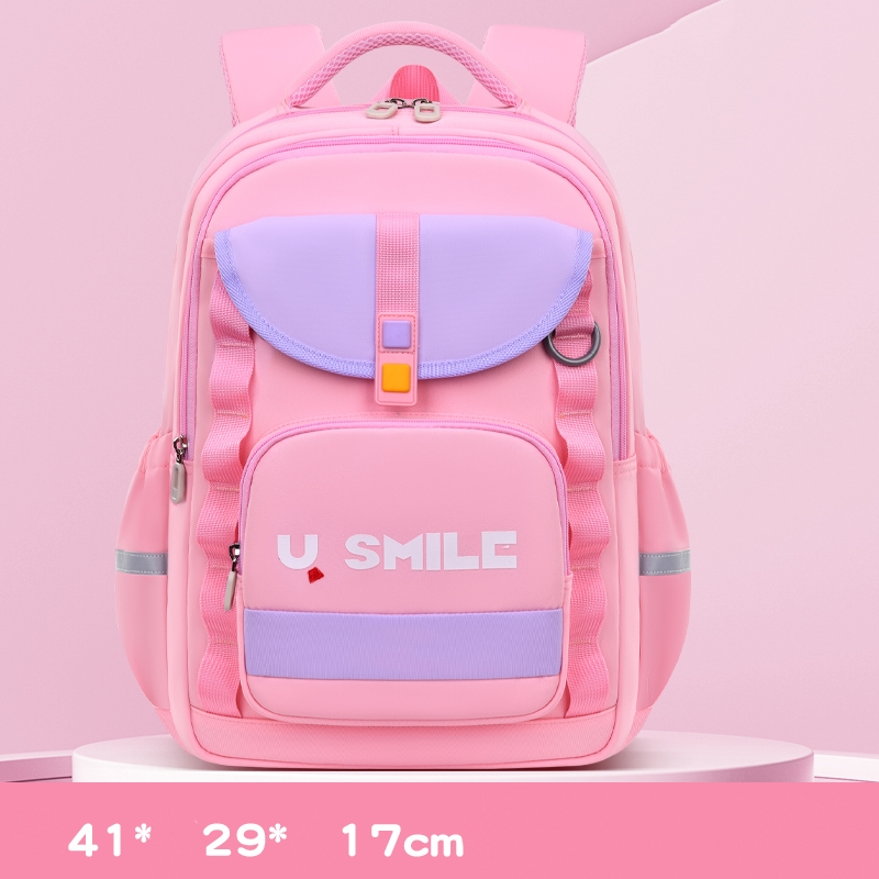Sac à Dos Scolaire pour Enfnats U-Smile Rose SACKDS09RS - حقيبة مدرسية للأطفال