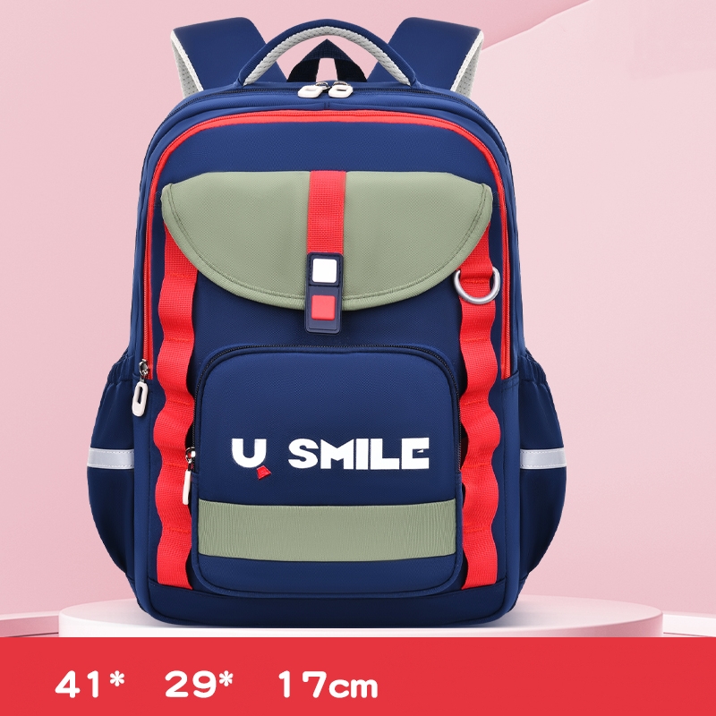Sac à Dos Scolaire pour Enfnats U-Smile Bleu et Vert SACKDS09BV - حقيبة مدرسية للأطفال - 2