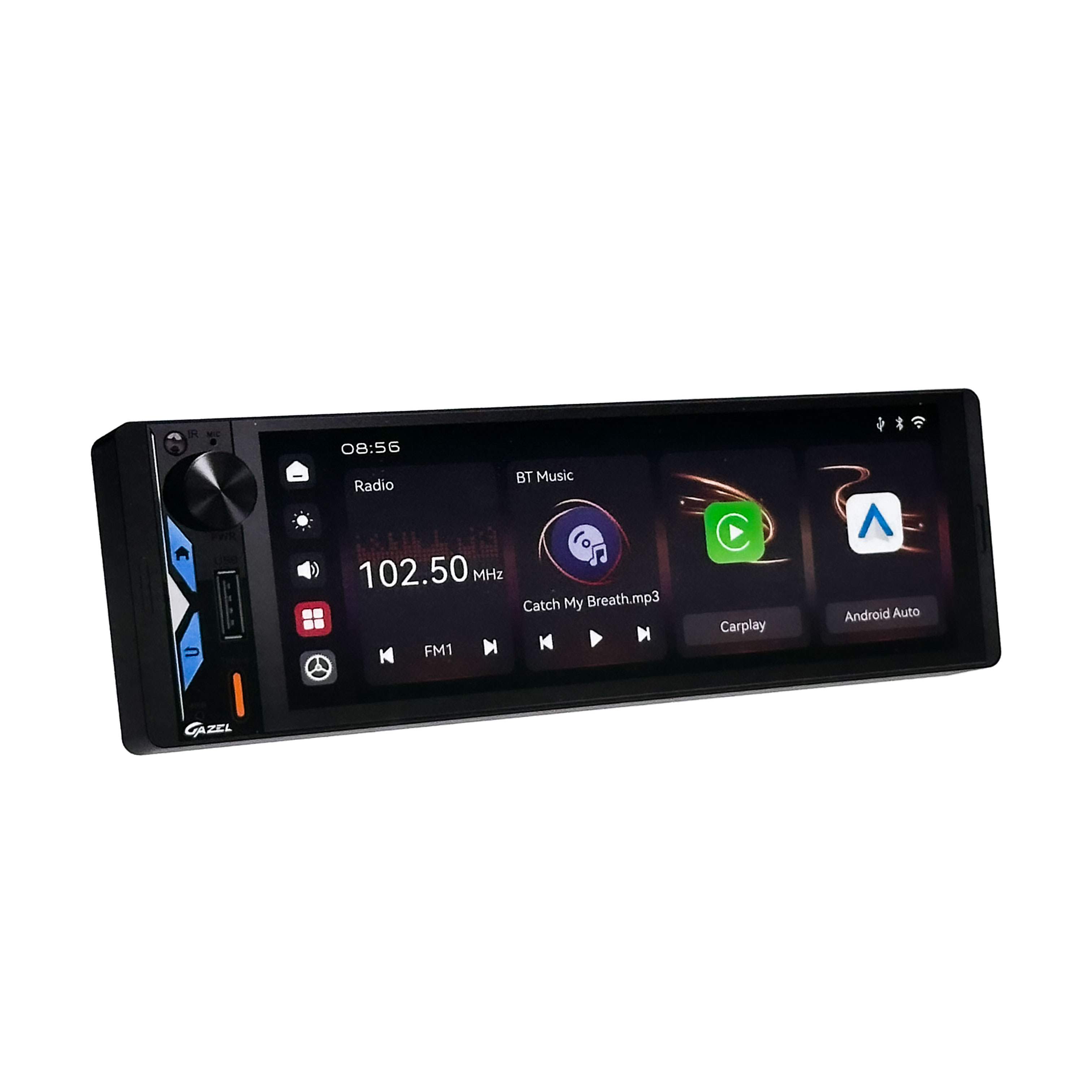 Gazel Autoradio 1Din Écran Tactile 5" IPS - Apple CarPlay et Android Auto Sans Fil Charge Rapide Type-C - راديو سيارة ذكي بشاشة لمس 5 بوصة تدعم و لاسلكيًا 7