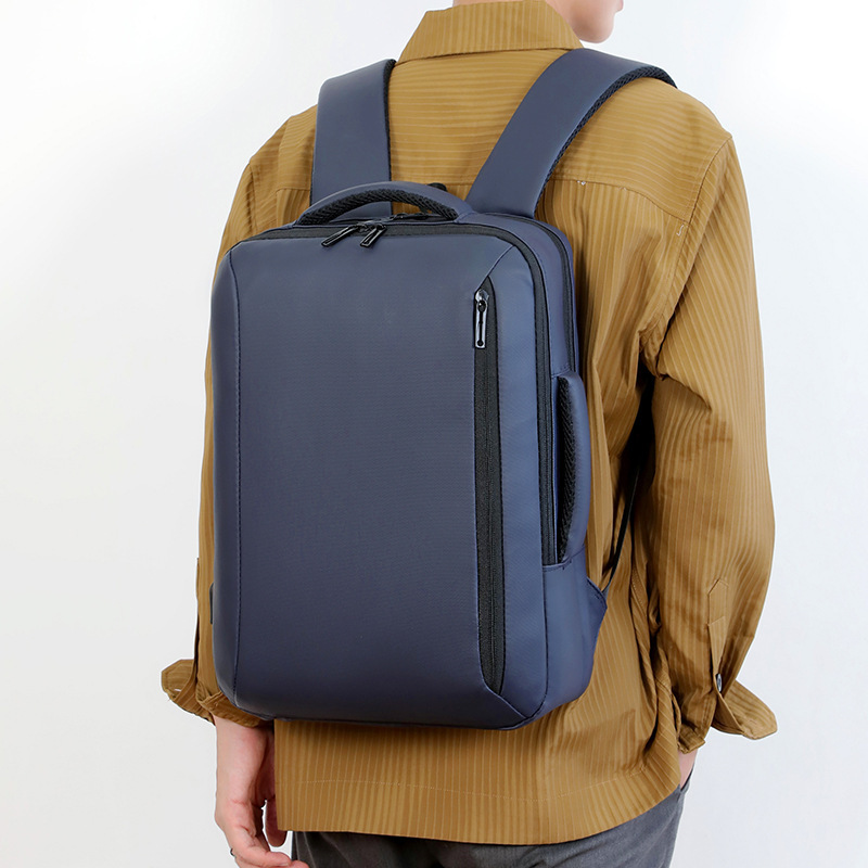 Sac à Dos Business Voyage pour Homme Convertible en Sac à Main Poche Extensible Bleu SACHM01BL - حقيبة ظهر للرجال متعددة الاستخدامات للكمبيوتر المحمول - 1
