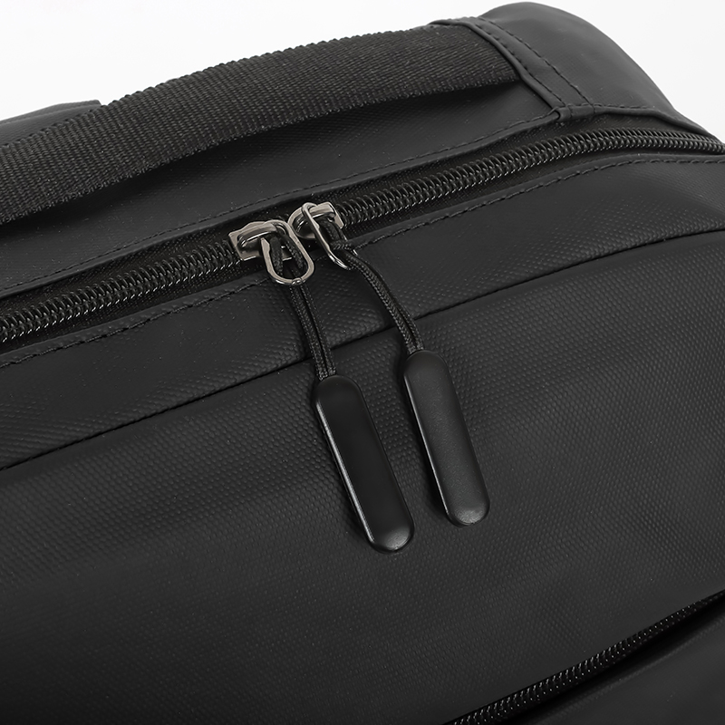 Ensemble 3 PCS sac a dos Élégant et Imperméable pour Homme Avec Port USB Noir Mat-02 - طقم حقائب رجالية أنيقة 3 في 1 مع منفذ شحن 3
