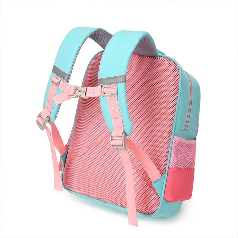 Sac à Dos Scolaire Enfant Design Oreilles Ergonomique Tissu Imperméable pour Primaire Bleu et Rose SACKDS30BRS - حقيبة ظهر مدرسية للأطفال  - 2