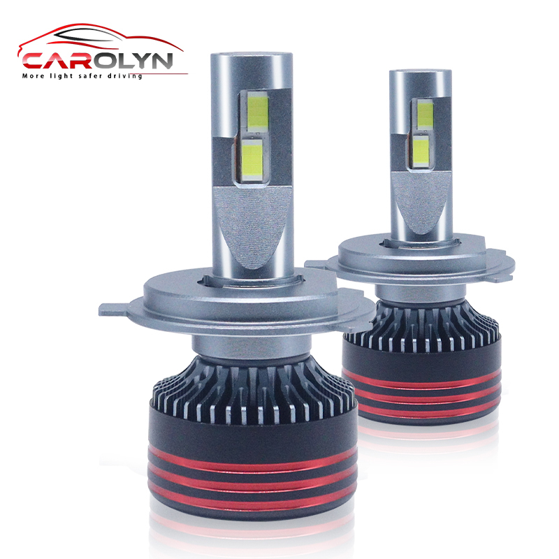 Ampoules LED pour Voiture M8 Pro 120W - Très Haute Luminosité 60 000 LM H4 - مصابيح للسيارات عالية الأداء إضاءة بيضاء 4