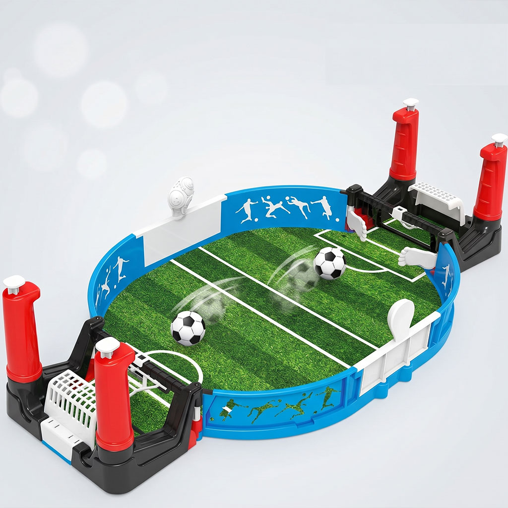 Jeu de Football de Table Interactif Mini Babyfoot Portatif - لعبة كرة القدم الطاولة للأطفال والعائلة - 5