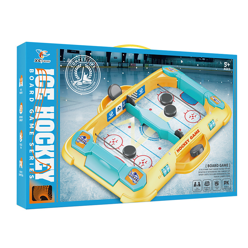 Jeu de Hockey Jeu de Table Compétitif avec Élastiques & Compteur de Points - لعبة هوكي التفاعلية للأطفال والعائلة - 3