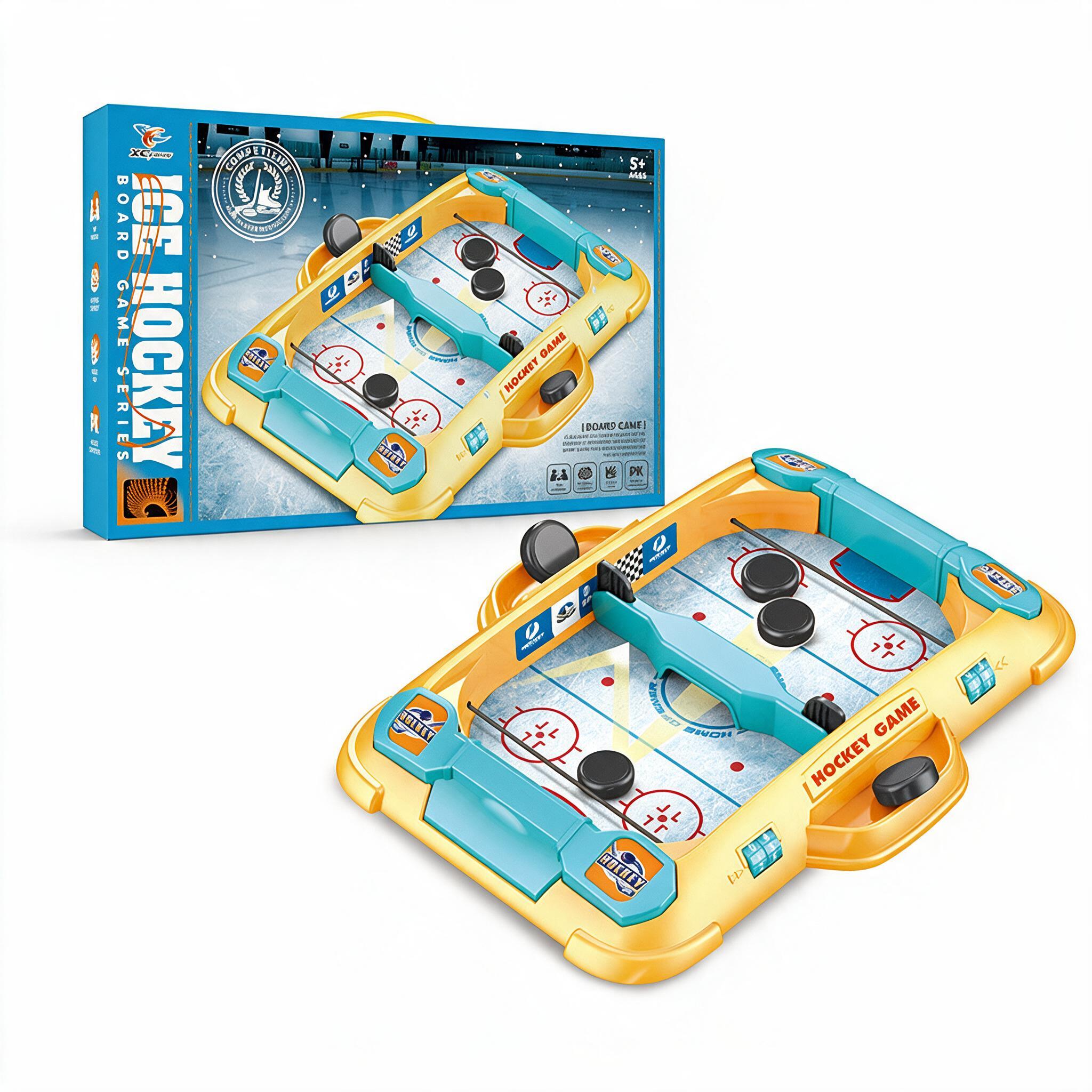 Jeu de Hockey Jeu de Table Compétitif avec Élastiques & Compteur de Points - لعبة هوكي التفاعلية للأطفال والعائلة - 2