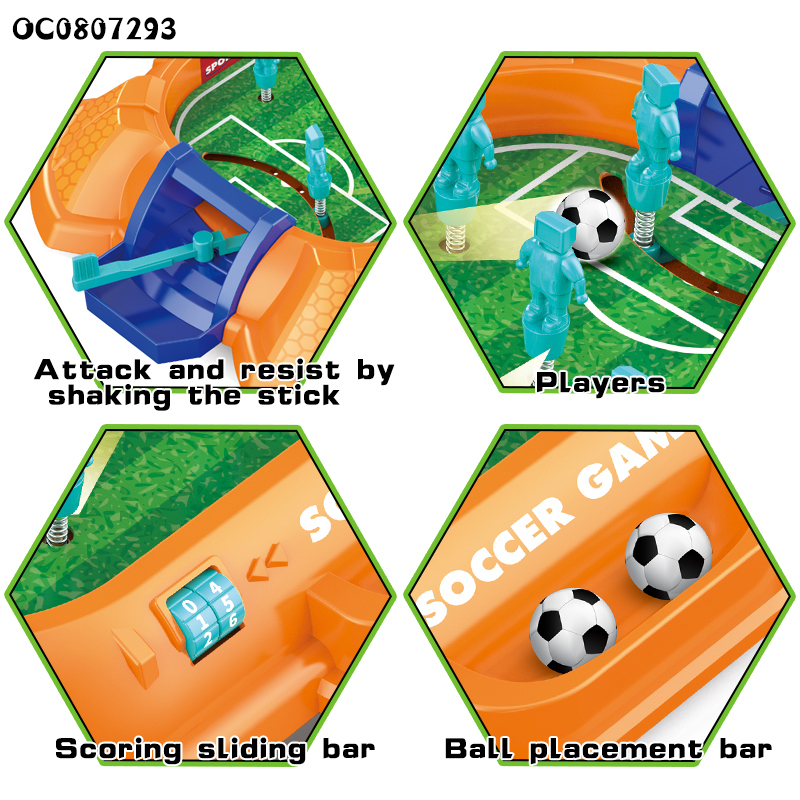 Mini Jeu de Babyfoot de Table Interactif pour Enfants et Famille - لعبة كرة القدم الطاولة المصغرة للأطفال والعائلة 6