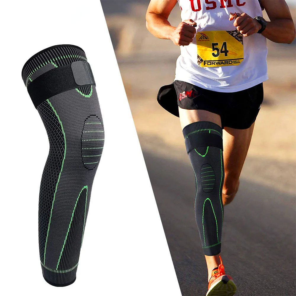 Jambière de Compression Longue avec Sangle Réglable et Tricotage 3D 2Pcs - مشد الساق الكامل والمفصل مع حزام تثبيت 2 قطع - 4
