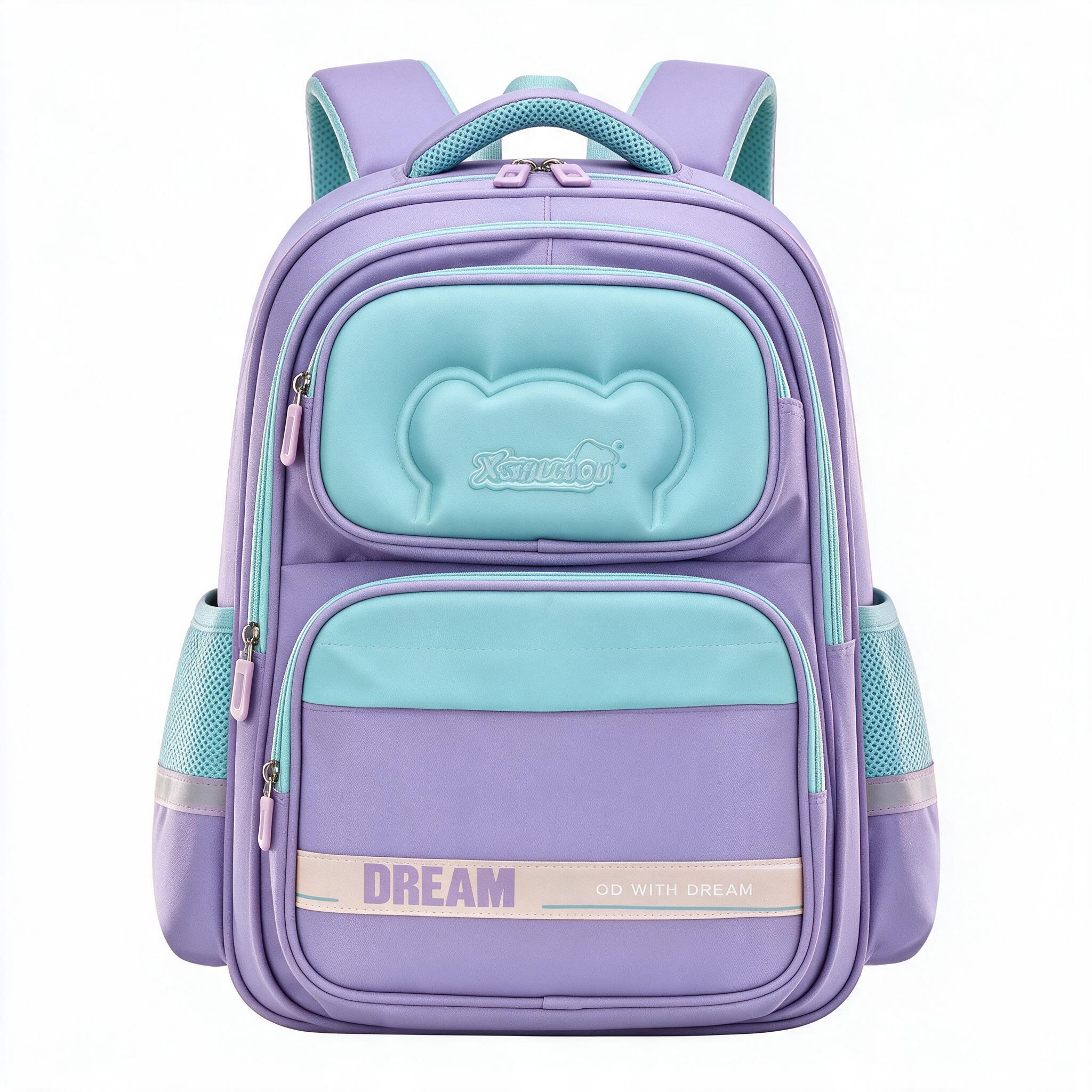 Sac à Dos Scolaire Orthopédique pour Enfants X-SHUAIQI Mauve - محفظة مدرسية للأطفال بنفسجي 1