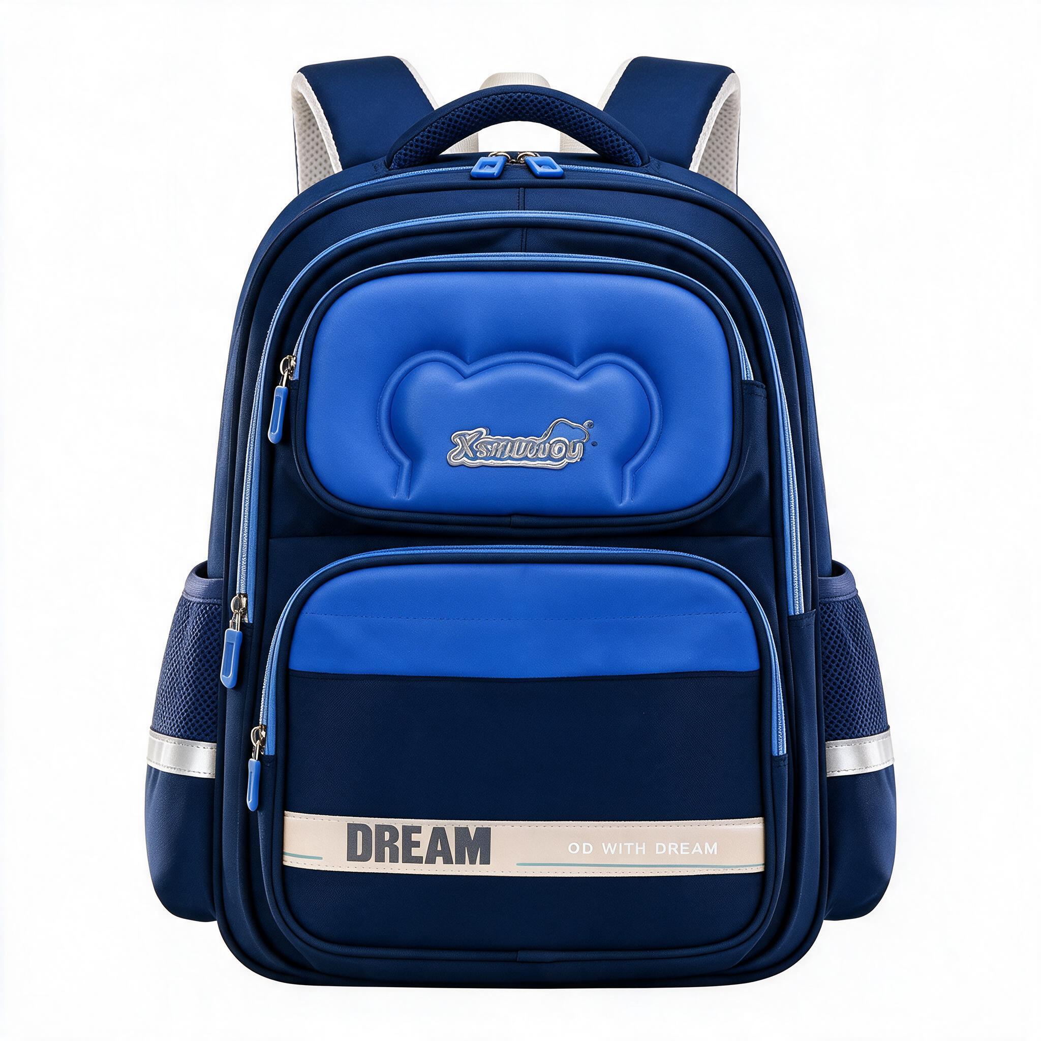 Sac à Dos Scolaire Orthopédique pour Enfants X-SHUAIQI Bleu - محفظة مدرسية للأطفال أزرق 1