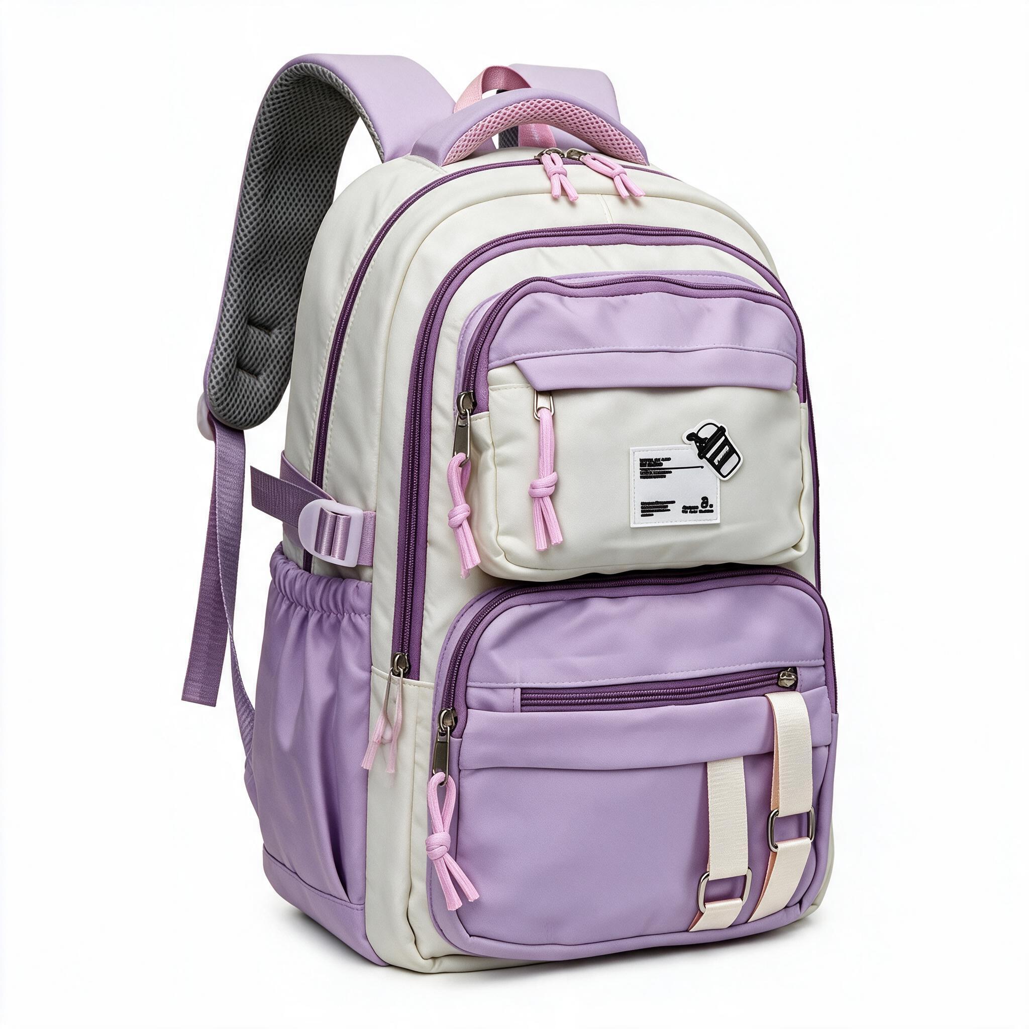 Sacs à dos d'école Style Décontracté Milkshake Mauve - حقيبة ظهر مدرسية بنفسجي 1