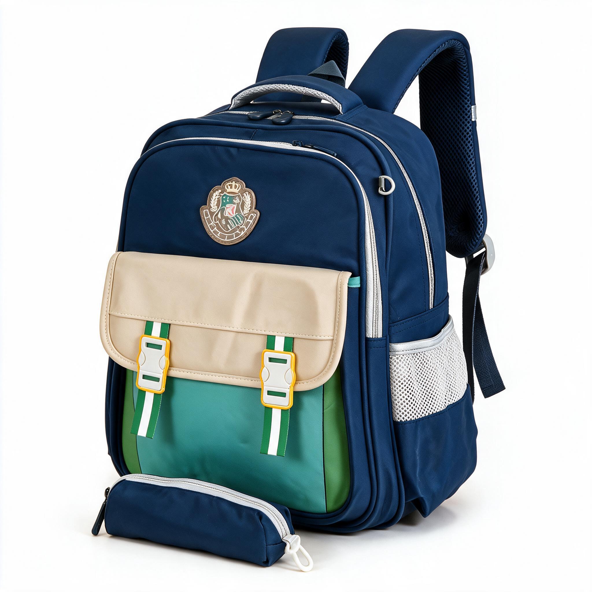 Sac à Dos pour Enfants avec Trousse Assortie KBAG Bleu Nuit V1 - حقيبة ظهر مدرسية للأطفال مع مقلمة أزرق ليلي 1