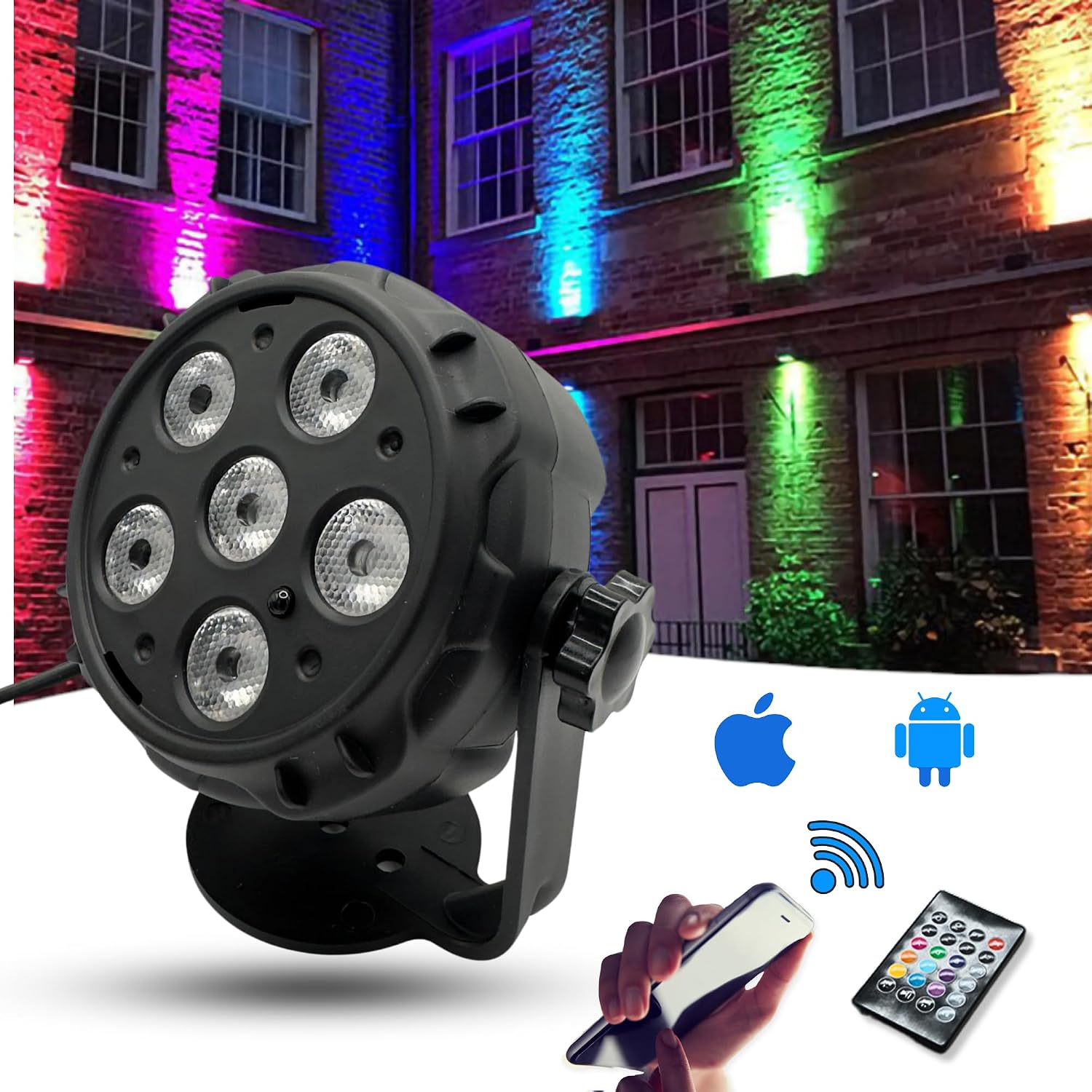 Boule Disco Lumineuse Multicolore avec Haut-Parleur Bluetooth et Télécommande - كرة إضاءة ديسكو ملونة مع مكبر صوت بلوتوث وجهاز تحكم عن بعد - 7