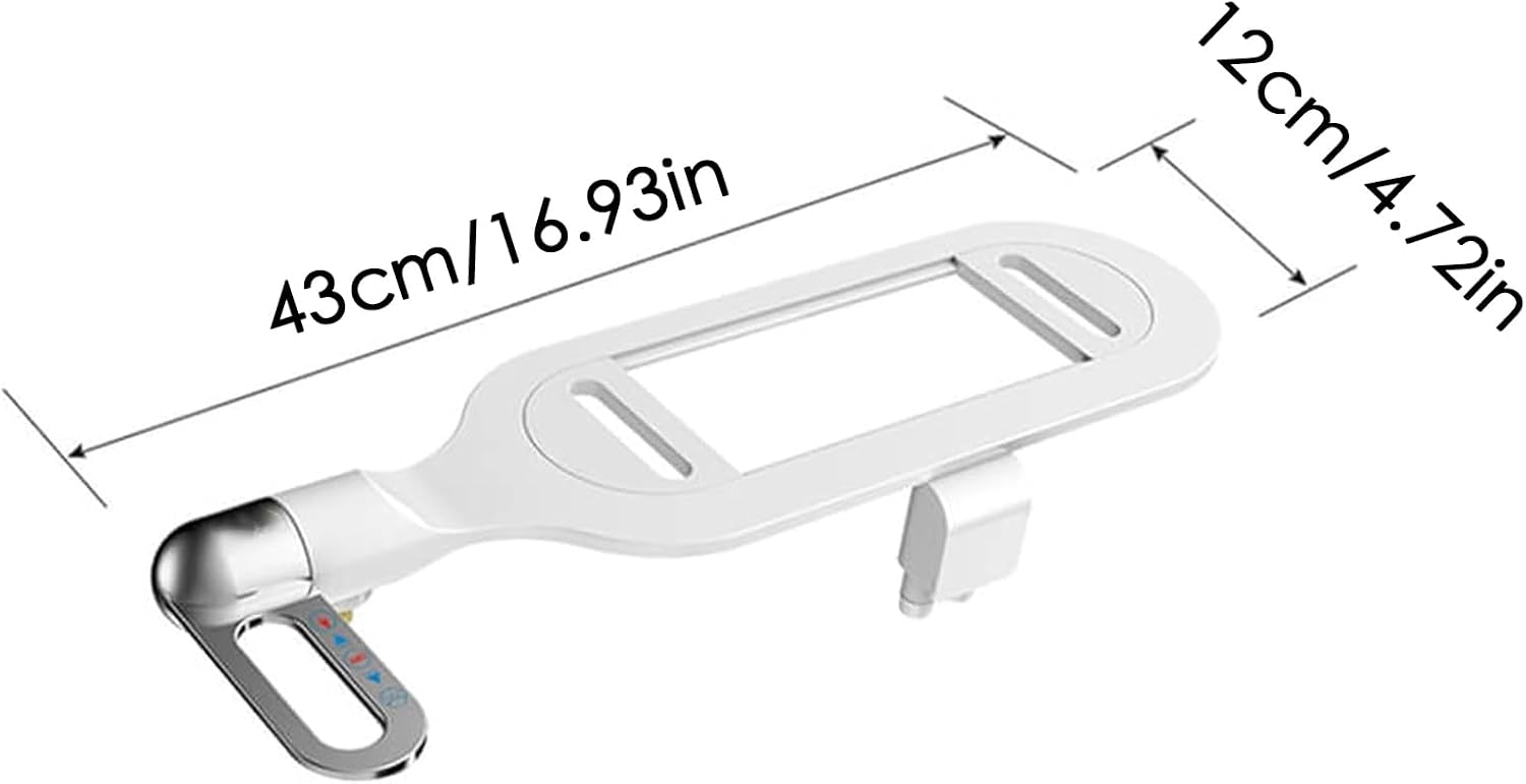 Bidet pour Toilettes Intelligent à Double Buse Fixation Ultra-Mince Autonettoyant - ملحق شطاف المرحاض الذكي بنظام الرش المزدوج - 3
