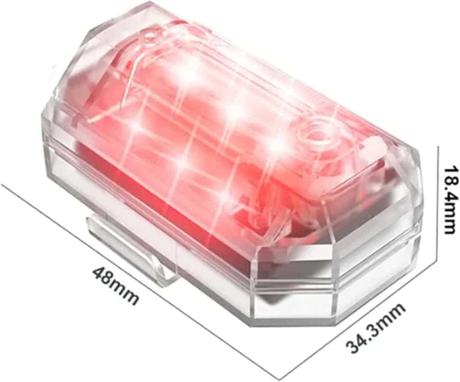 Mini Lumières LED Flash Anti-Collision avec Télécommande sans Fil 30 Modes 2Pcs - أضواء فلاش مع ريموت كنترول لاسلكي لسائقي الدراجات 16