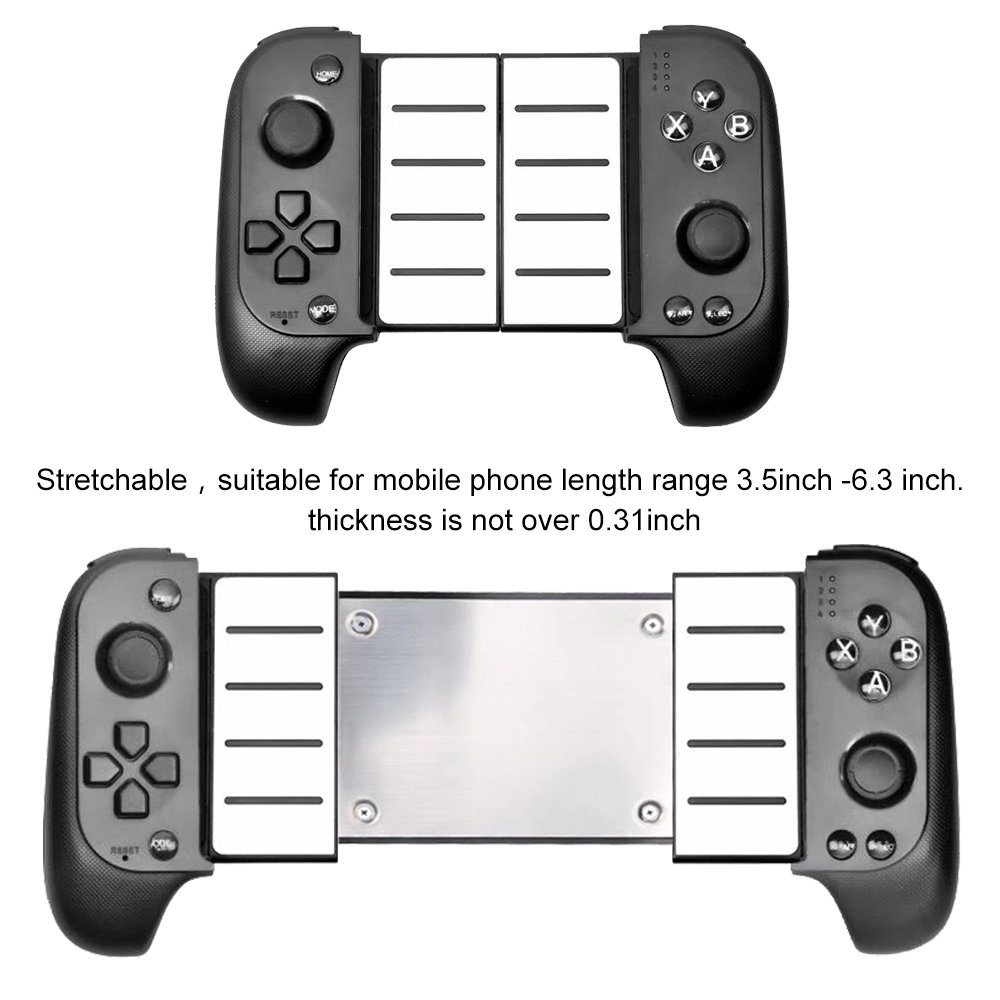 Manette de Jeu Sans Fil Bluetooth Support Télescopique (40mm), 16 Boutons et Joystick Flexible - ذراع تحكم الألعاب اللاسلكية للهواتف الذكية مع مقبض قابل للتمديد 6
