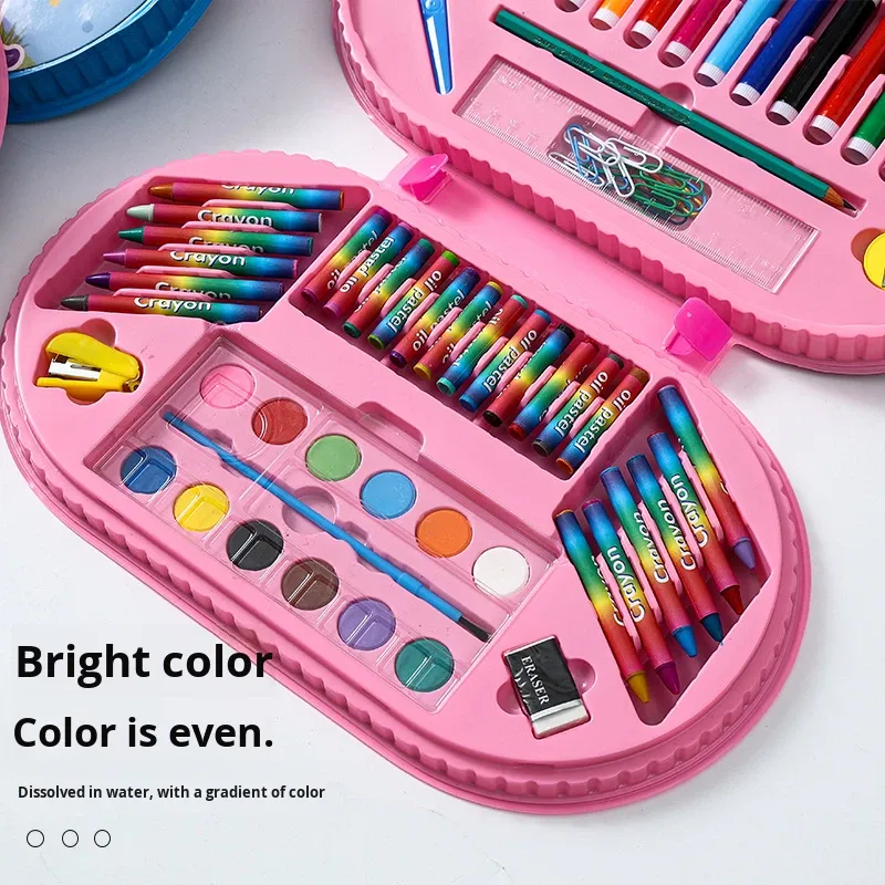 Kit d'Art Super Mega 75 Pièces pour Enfants avec Mallette de Rangement - علبة أدوات الرسم والتلوين الفاخرة للأطفال 75 قطعة مع حقيبة 7