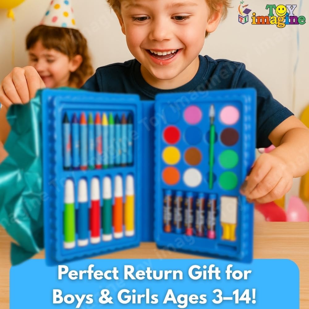Kit d'Art Complet Peinture pour Enfants 42Pcs - علبة أدوات الرسم والتلوين الشاملة للأطفال مع حقيبة محمولة 6