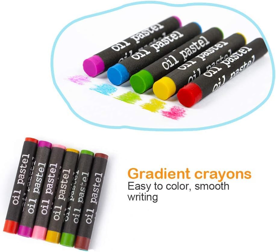 Kit d'Art et Coloriage Complet 178 Pièces de Dessin pour Enfants et Artistes - علبة أدوات الرسم والتلوين الشاملة الفاخرة للأطفال والمبتدئين