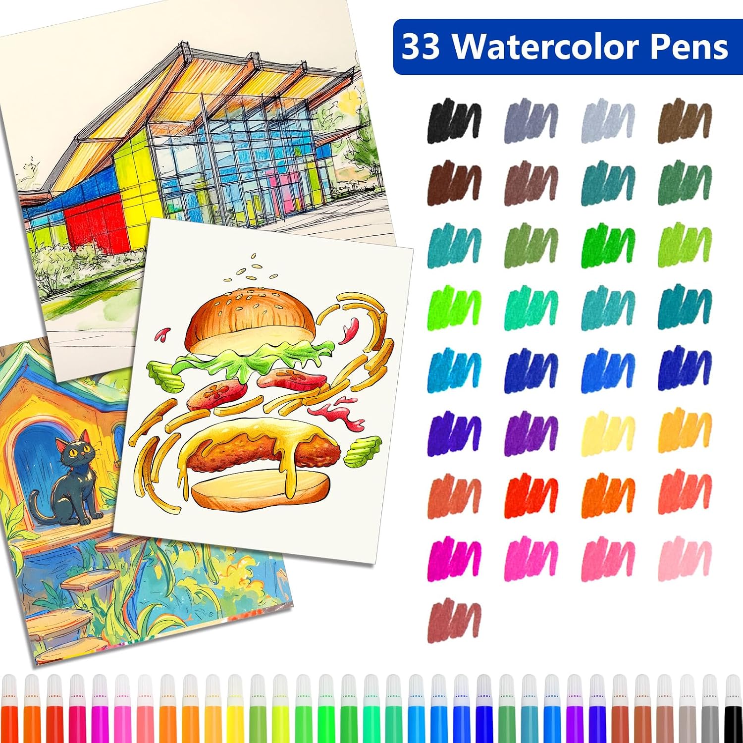 Coffret d'Art Deluxe 144 Pièces avec Mallette Portable - علبة أدوات الرسم والتلوين الفاخرة 144 قطعة داخل حقيبة 5