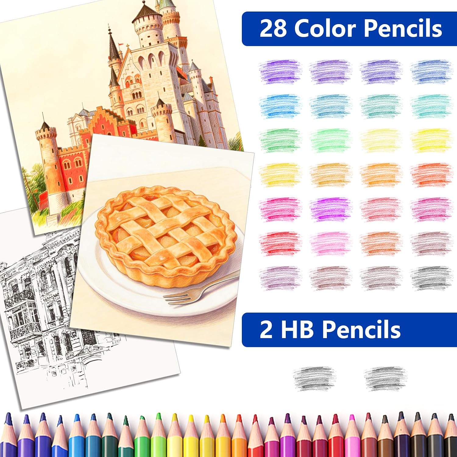 Coffret d'Art Deluxe 144 Pièces avec Mallette Portable - علبة أدوات الرسم والتلوين الفاخرة 144 قطعة داخل حقيبة 6