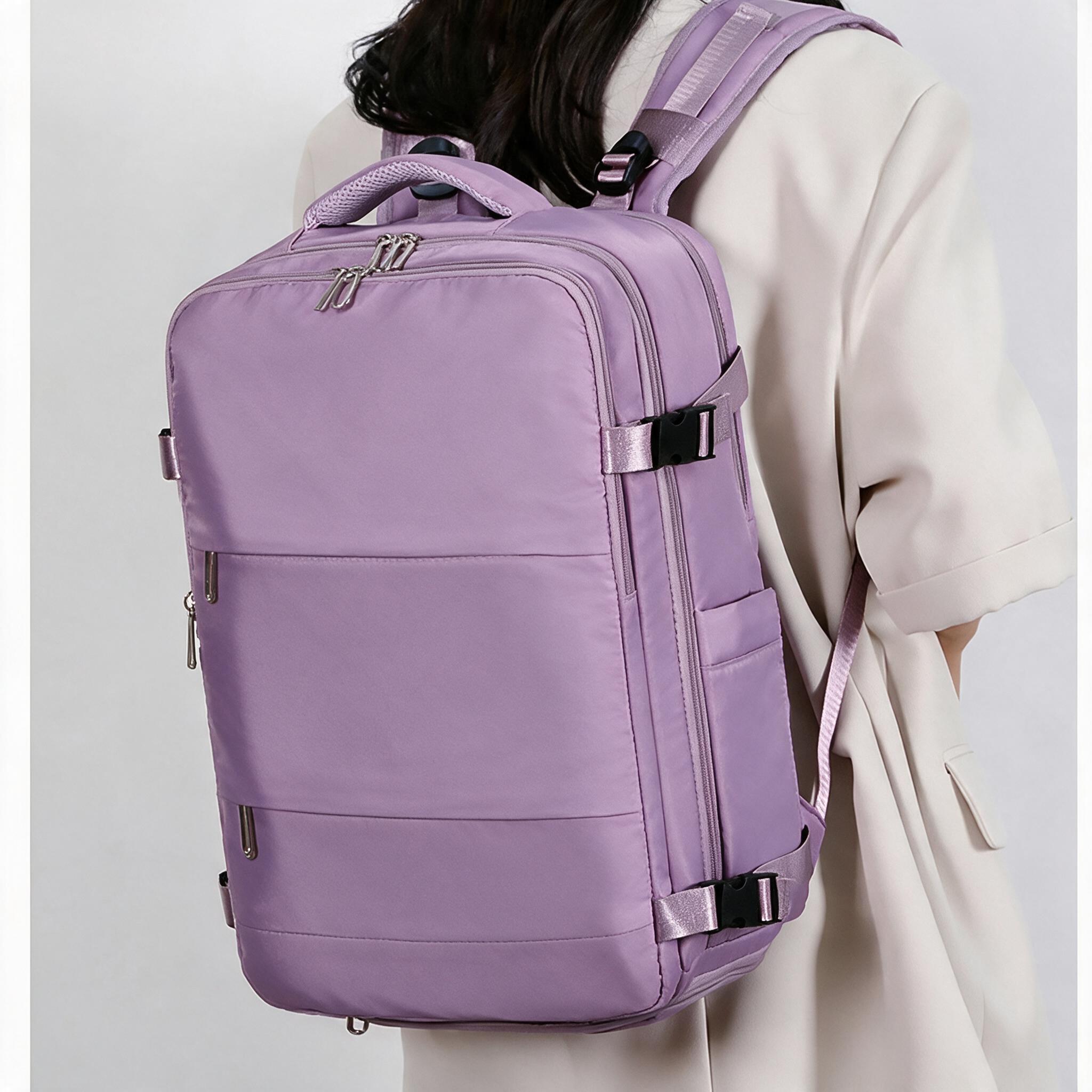 Sac à dos de voyage grande capacité avec plusieurs compartiments extensible L-263 - حقيبة سفر قابلة للتمدد - 4